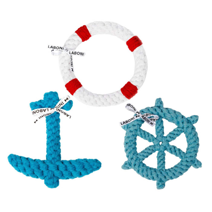 Laboni Ahoy Dog Toy Set-Dog Toys-Laboni- Silver Circle Pets
