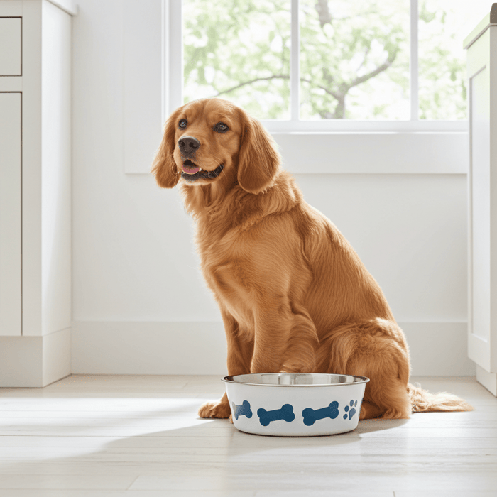 Large Anti Skid Dog Bowl 21.5cm - Pilgrim Pet Supplies