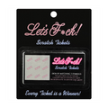 Let’s F*ck! Scratch Tickets - 8 coupons