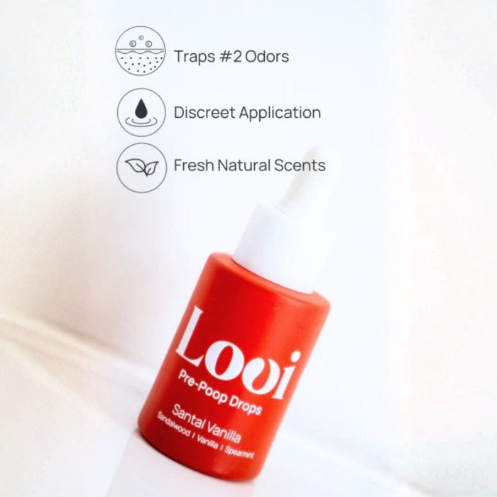 Loo Pre-Poop Drops - Santal Vanilla (30ml) Other Loo