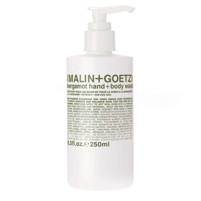 (Malin+Goetz) Bergamot Hand + Body Wash (Size Options) Shower Gels & Washes (Malin+Goetz) 250ml