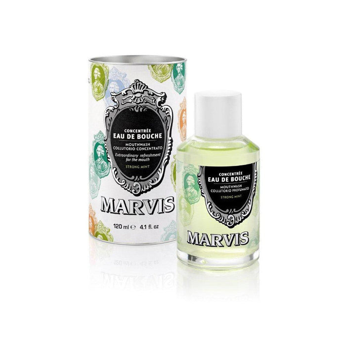 Marvis Concentrated Strong Mint Mouthwash (120ml) Breath Fresheners Marvis