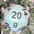 Mint D20 Plush Pillow