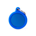 My Family Hush Tag Circle Blue