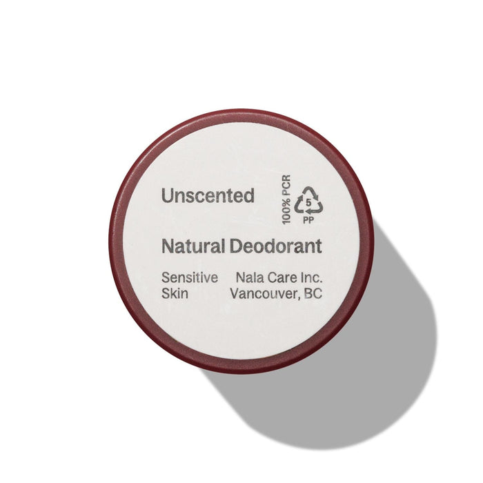 Nala Sensitive Skin Natural Deodorant - Unscented (60g) Deodorants & Antiperspirants Nala