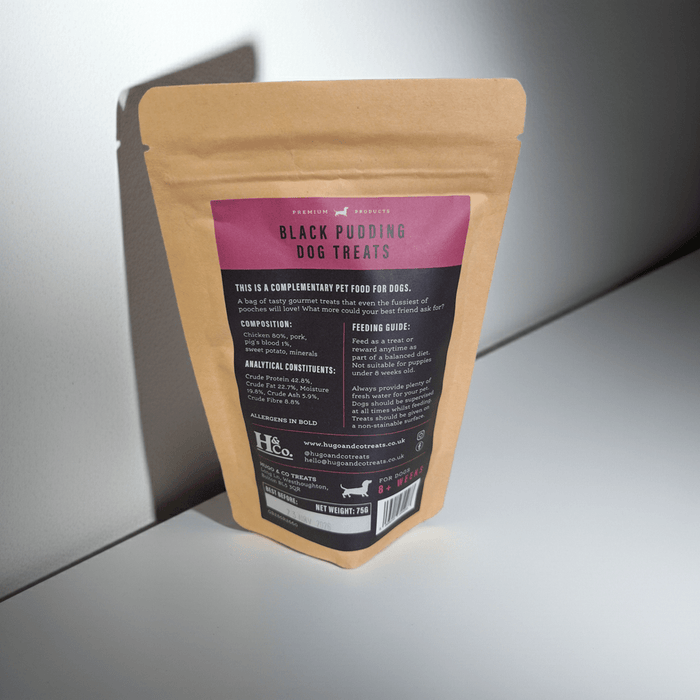 Natural Black Pudding Dog Treats - Pilgrim Pet Supplies