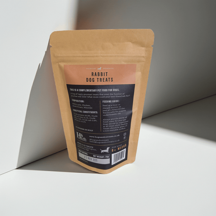 Natural Rabbit Dog Treats - Pilgrim Pet Supplies