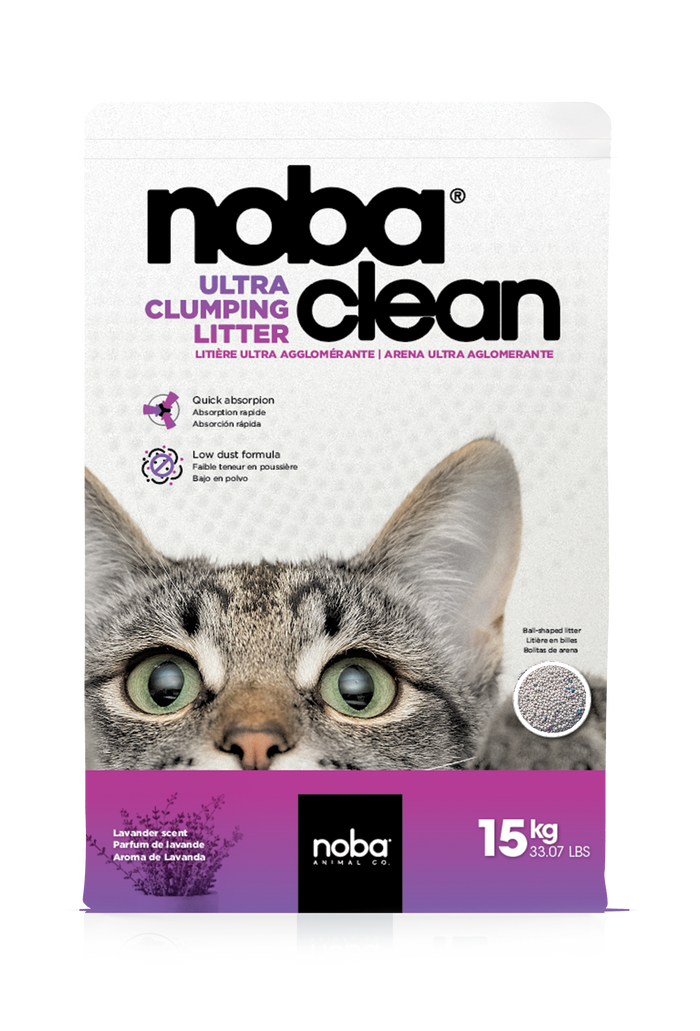 Noba Clean Bentonite Ball Cat Litter - Lavender Scent