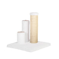 Noba Evolution - 4 in 1 Scratching post - White Faux fur
