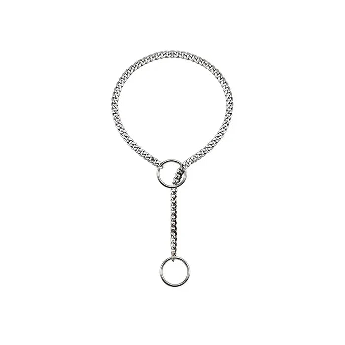 O-Ring Slip Choker Chain (Silver)