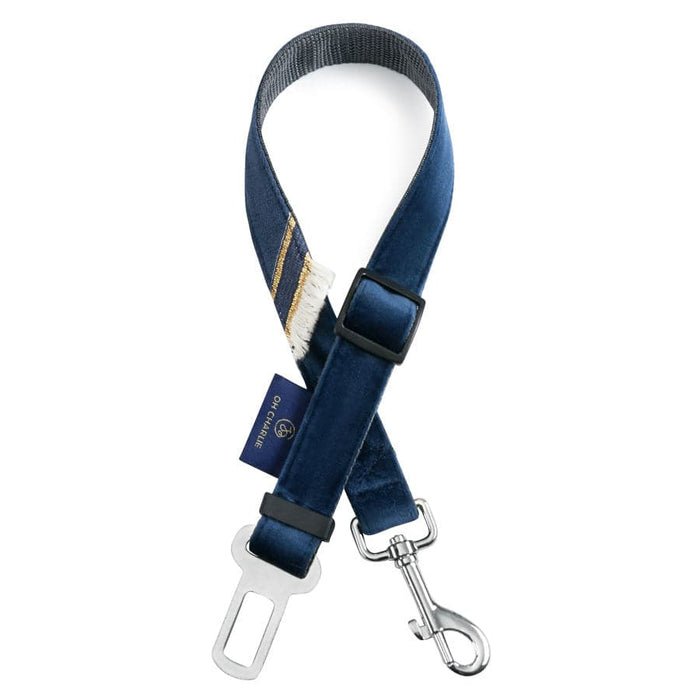 Oh Charlie Allure Dog Safety Seat Belt-Dog Car Seat Belt-Oh Charlie- Silver Circle Pets