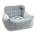 Oh Charlie Dog Car Seat Bed Charm-Dog Car Seat-Oh Charlie- Silver Circle Pets