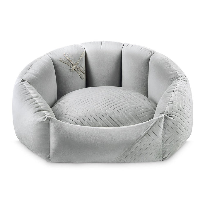 Oh Charlie Round Dog Bed Blissy-Dog Bed-Oh Charlie- Silver Circle Pets