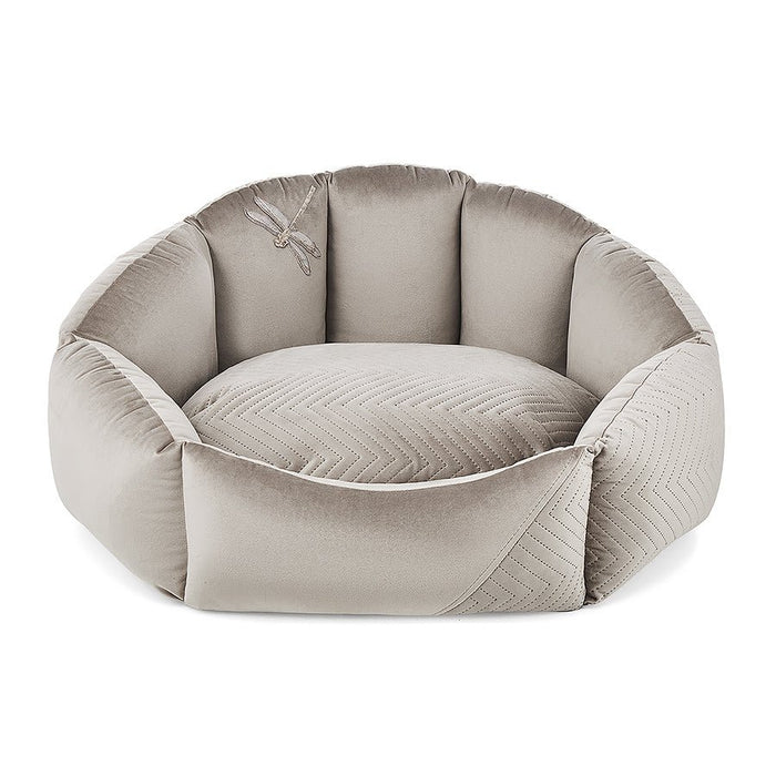Oh Charlie Round Dog Bed Blissy-Dog Bed-Oh Charlie- Silver Circle Pets