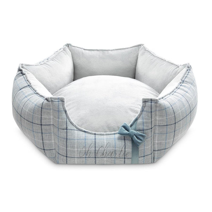 Oh Charlie Round Dog Bed Charm-Dog Bed-Oh Charlie- Silver Circle Pets