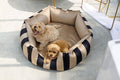 Oh Charlie Round Dog Bed Maison-Dog Bed-Oh Charlie- Silver Circle Pets