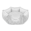 Oh Charlie Round Dog Bed Tivoli-Dog Bed-Oh Charlie- Silver Circle Pets