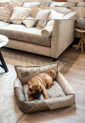 Oh Charlie Square Dog Bed Devine-Dog Bed-Oh Charlie- Silver Circle Pets
