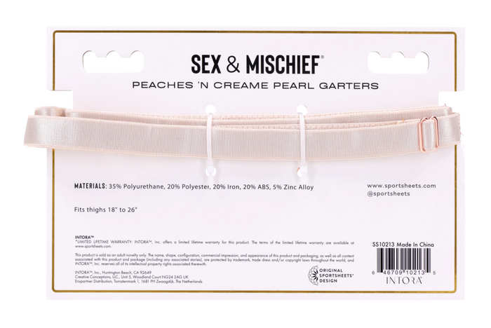 Peaches 'n CreaMe Pearl Garters