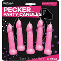Pecker Party Pink Candles (5)