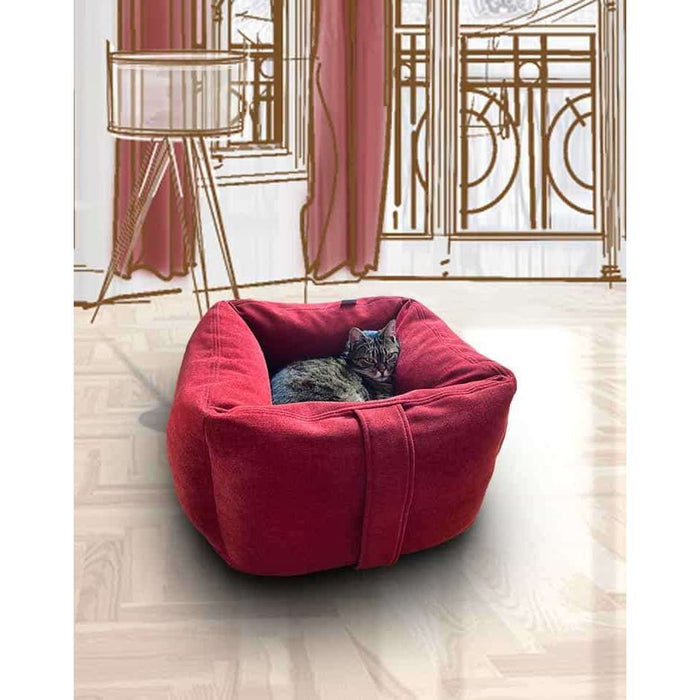 Pet Interiors Calming Cat Bed BOOX-Cat Bed-Pet Interiors- Silver Circle Pets
