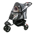 Petique Revolutionary Pet Stroller-Pet Strollers-Petique- Silver Circle Pets