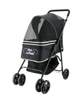 Petique Rollin' Pet Stroller-Pet Strollers-Petique- Silver Circle Pets
