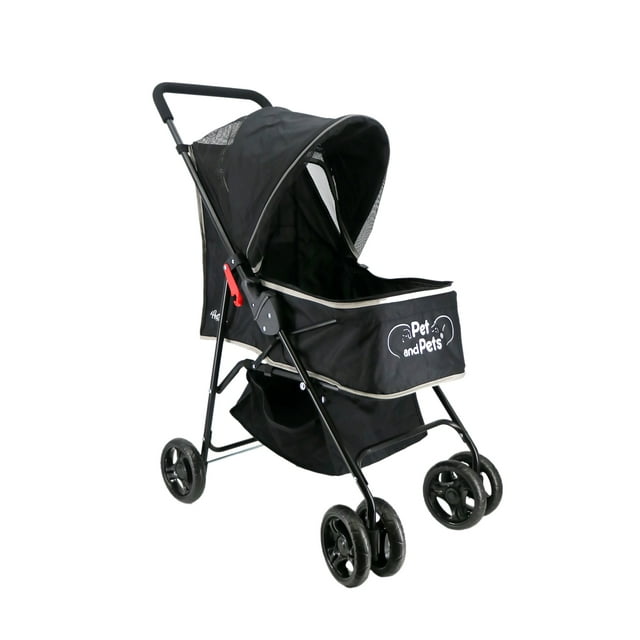 Petique Rollin' Pet Stroller-Pet Strollers-Petique- Silver Circle Pets