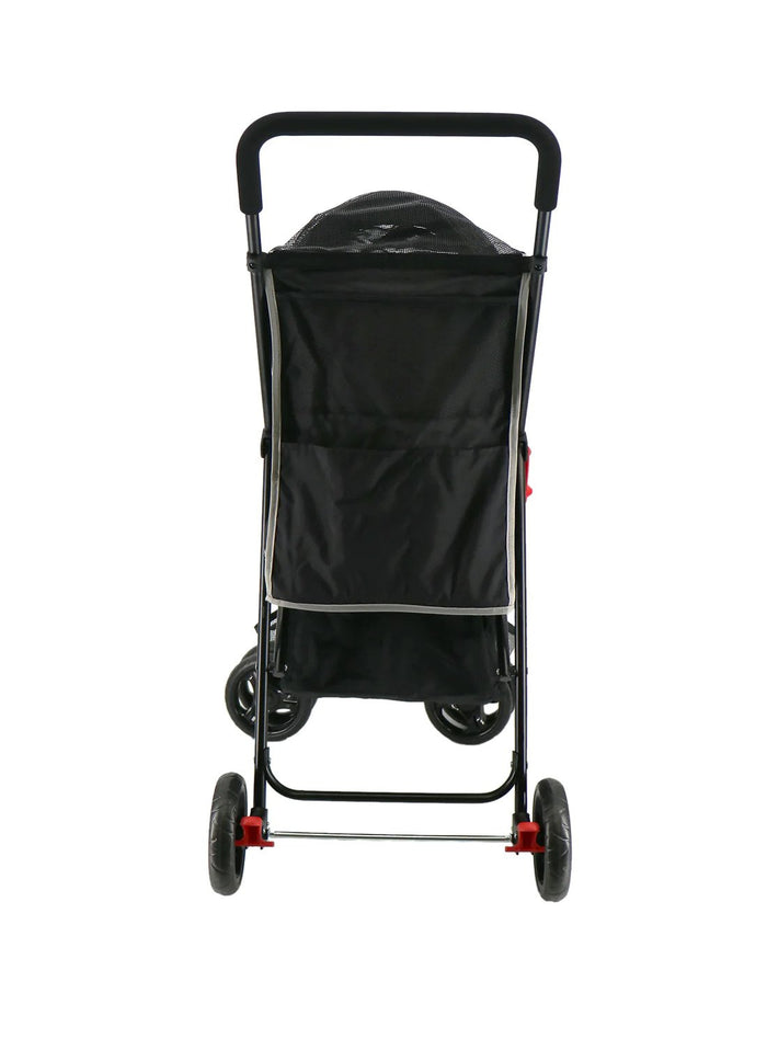 Petique Rollin' Pet Stroller-Pet Strollers-Petique- Silver Circle Pets