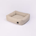 PillowVilla Dog Bed DREAM Linen-Cotton-Dog Bed-PillowVilla- Silver Circle Pets