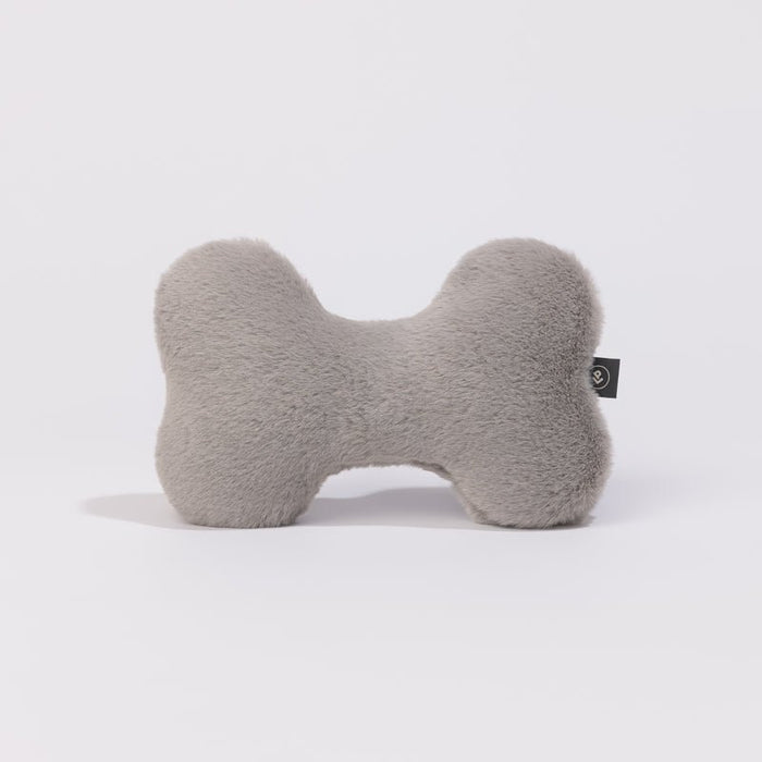 PillowVilla Faux Bunny Fur Luxury Dog Toy JOY-Dog Toy-PillowVilla- Silver Circle Pets