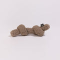 PillowVilla Faux Fur Luxury Dog Toy KNOT-Dog Toy-PillowVilla- Silver Circle Pets