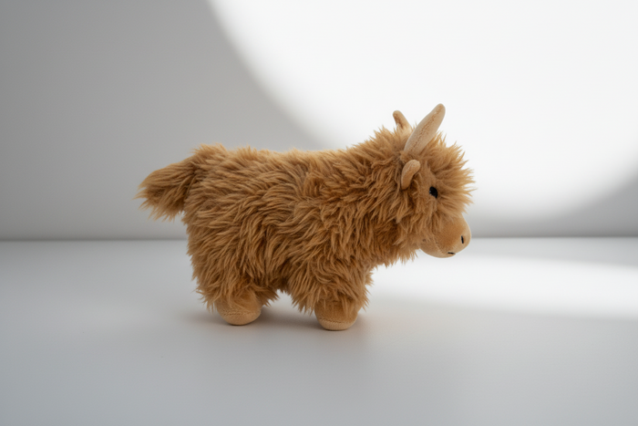 Plush Highland Cow Squeaky Toy for Dogs | Pilgrim Pets - Pilgrim Pet Supplies