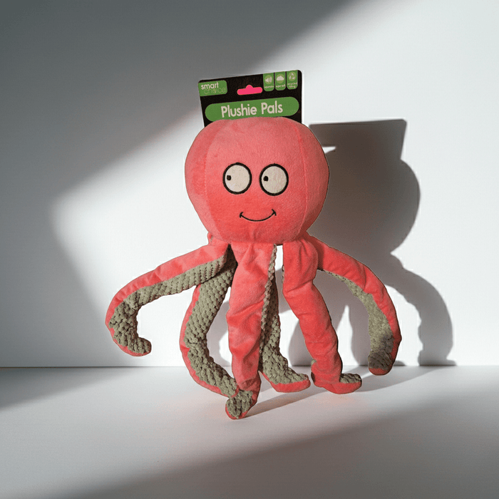 Plush Octopus Squeaky Toy for Dogs | Pilgrim Pets - Pilgrim Pet Supplies