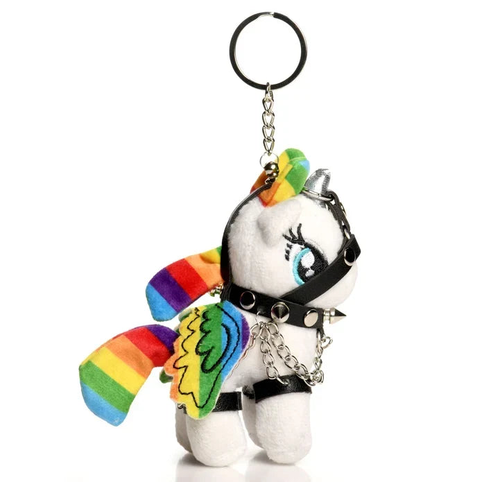 Prism Pearl Bondage Pony Keychain
