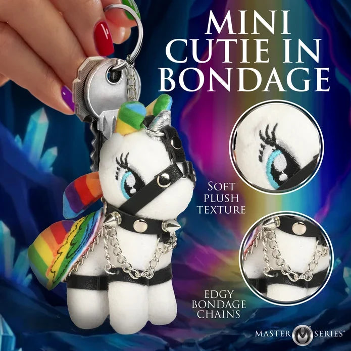 Prism Pearl Bondage Pony Keychain