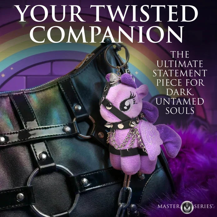 Prism Pearl Bondage Pony Keychain