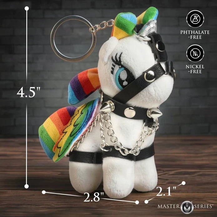 Prism Pearl Bondage Pony Keychain