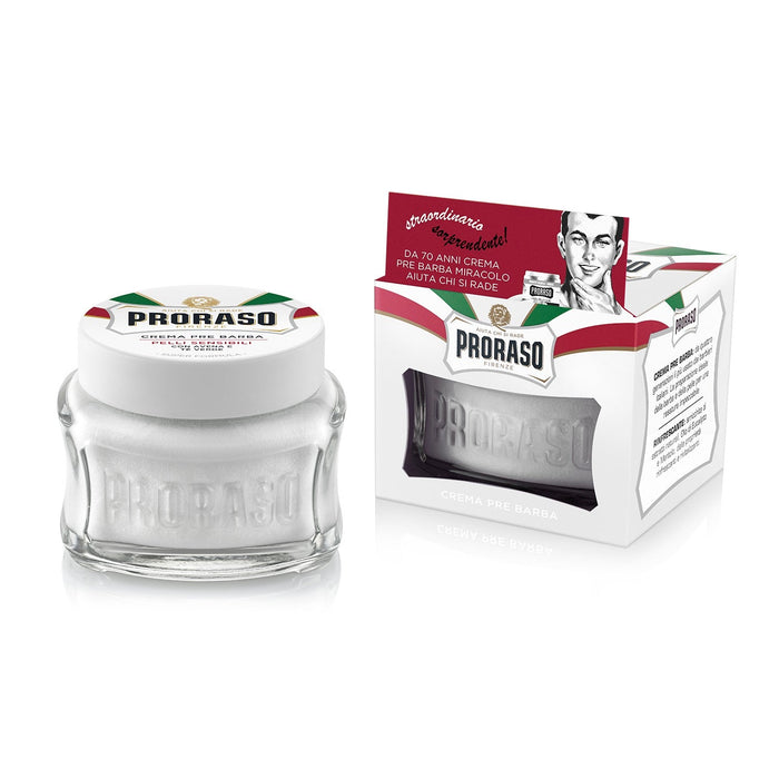Proraso Pre-Shave Cream - Green Tea & Oatmeal (100ml) Pre-Shave Proraso