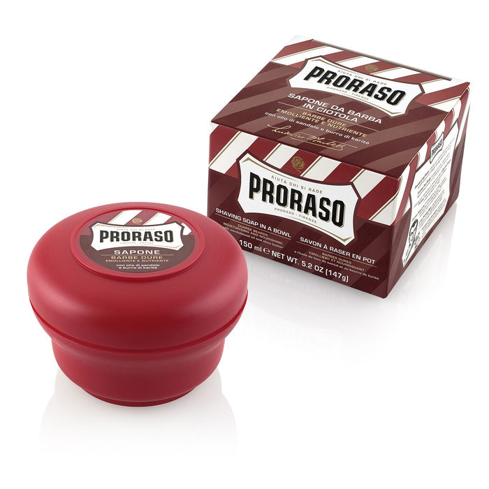 Proraso Shaving Soap - Sandalwood & Shea Butter (150ml) Shaving Soaps Proraso