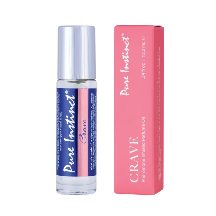 PURE INSTINCT - SIGNATURE - PHEROMONE PEFUME OIL ROLL-ON - CRAVE - 0.34 fl oz | 10.2 mL