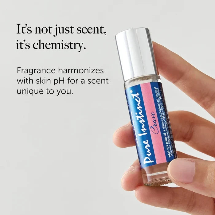 PURE INSTINCT - SIGNATURE - PHEROMONE PEFUME OIL ROLL-ON - CRAVE - 0.34 fl oz | 10.2 mL