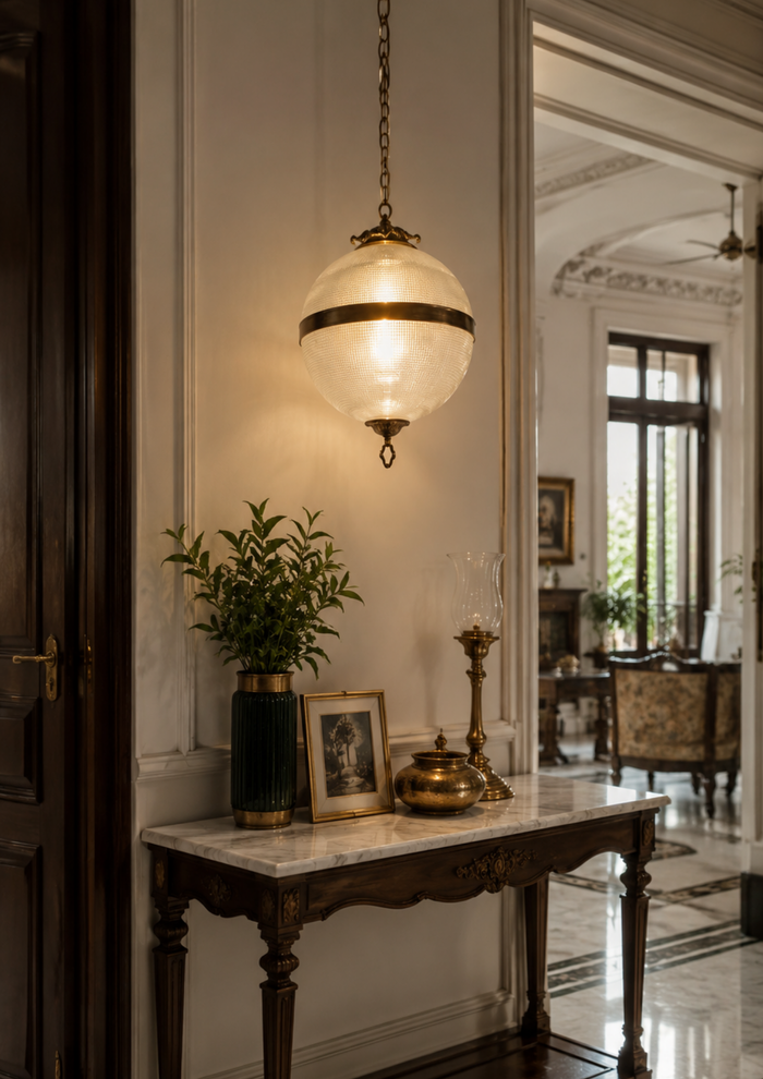 Rajbari Globe Pendant Light - Aartaa decor