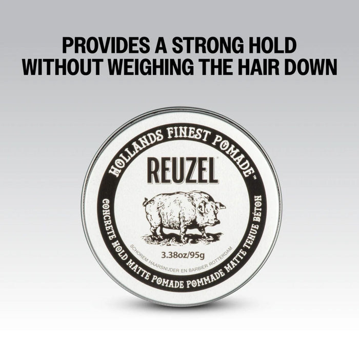 Reuzel Concrete Hold Matte Pomade (113g) Clays Reuzel