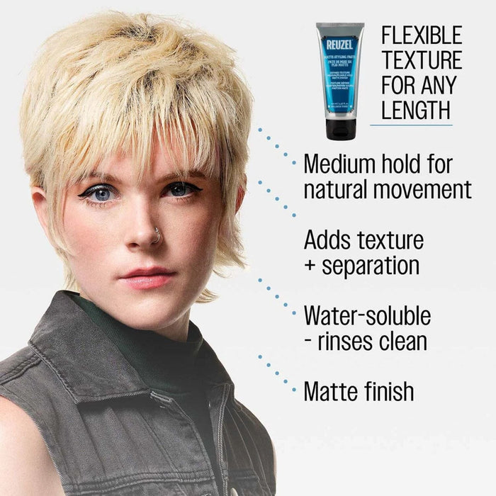 Reuzel Matte Styling Paste (100ml) Putties & Pastes Reuzel