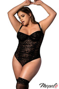 Ruched Lace Teddy