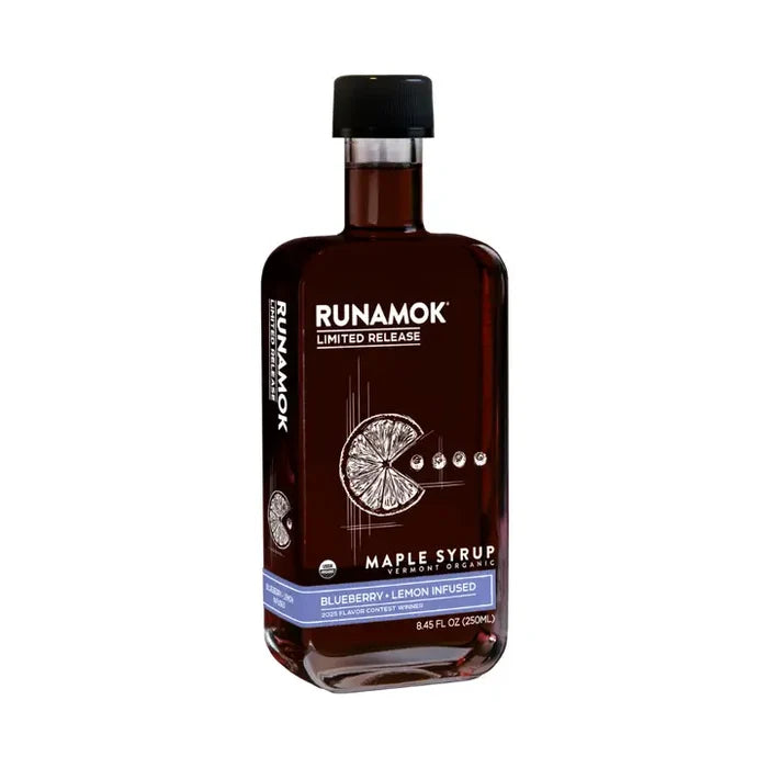 Blueberry + Lemon Infused Maple Syrup