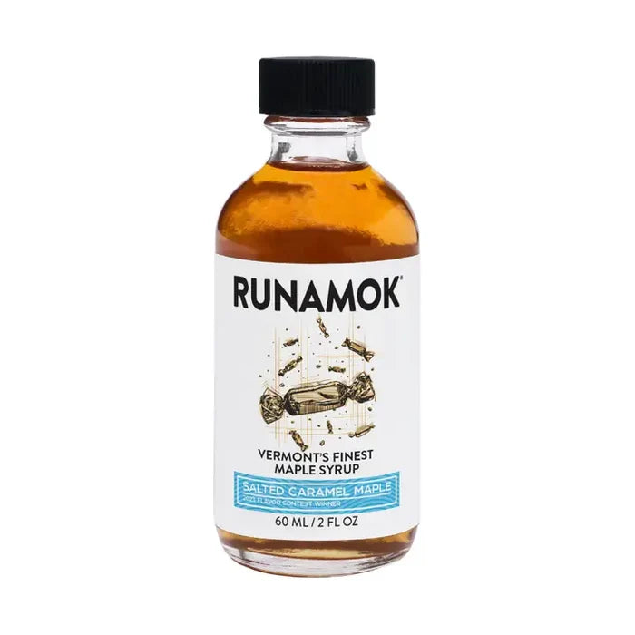 Runamok Salted Caramel Maple Syrup 60 ml glass bottle