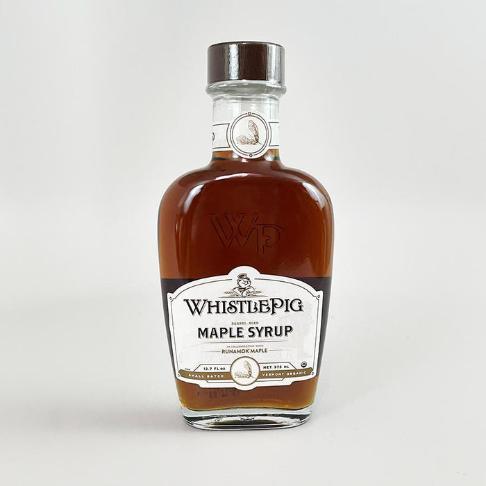 Runamok WhistlePig Whiskey Maple Syrup 375 ml glass bottle