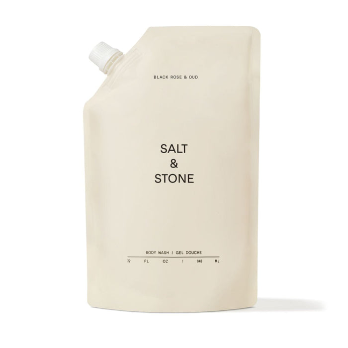 Salt & Stone Body Wash - Black Rose & Oud (450ml) Body Wash Salt & Stone